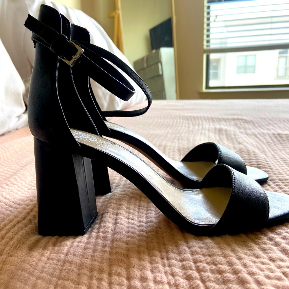 Vince camuto black 3” heels.